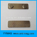 Insigne nommé pour aimants en métal réutilisable de bonne qualité / clip magnétique
